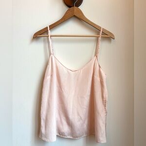 Elegant Pink Spaghetti Strap Top